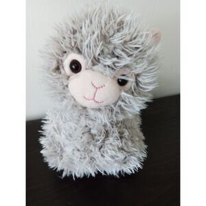 Walgreens Shaggy brown Llama Plush Stuffed Animal Pink Accents 640348‎